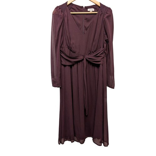 Abito midi calvin klein viola - abito,