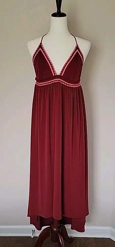 Express halter babydoll maxi - express,