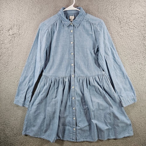 Abito camicia donna crew blu - abito,
