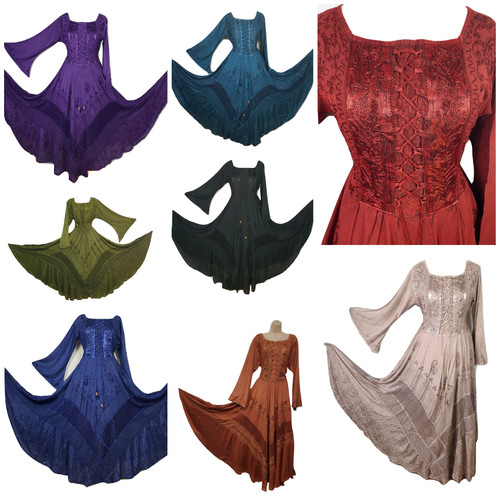 Maxi abito corsetto - , stringato