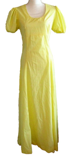 Abito vintage giallo svizzero