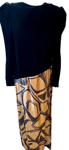 Abito lungo vintage taglia - , 6