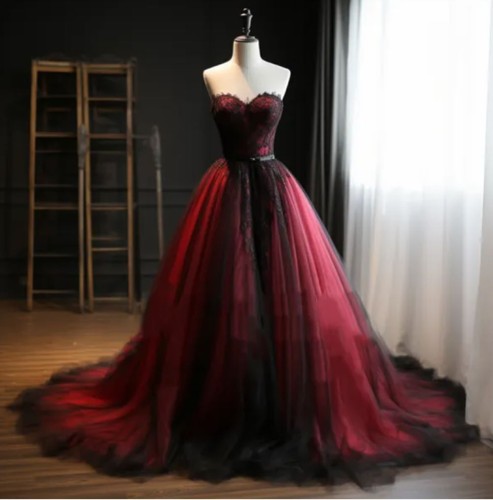 Abiti sposa gotici rossi e - abiti,